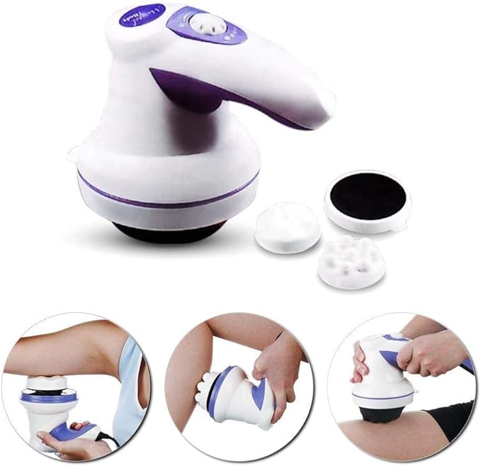 Acupressure Products Manipol Complete Body Head Neck Shoulder Back Leg Foot Pain Relief for Men Women for Fat Reduction Joint Pains Massager (White)