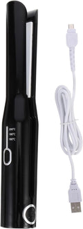 Wireless Hair Curler Straightener Portable Dual Voltage Hair Crimper Styling Tool
