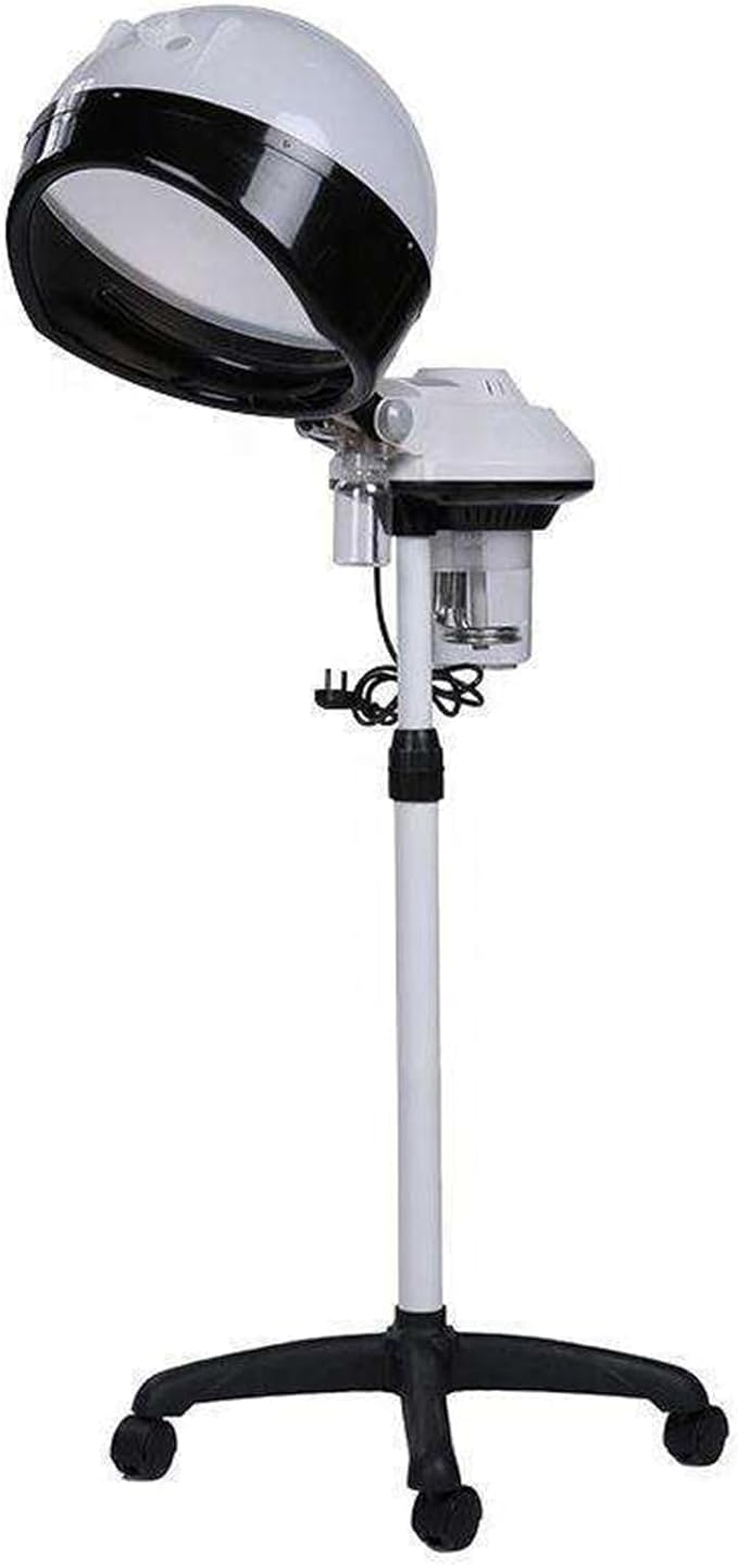 Professional Hair Steamer Hairdressing Care Hood Color Processor Beauty Salon Professional Stand Hairdryer Floor Hair Dryer Hairdresser StylingBlack