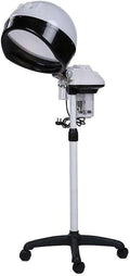 Professional Hair Steamer Hairdressing Care Hood Color Processor Beauty Salon Professional Stand Hairdryer Floor Hair Dryer Hairdresser StylingBlack