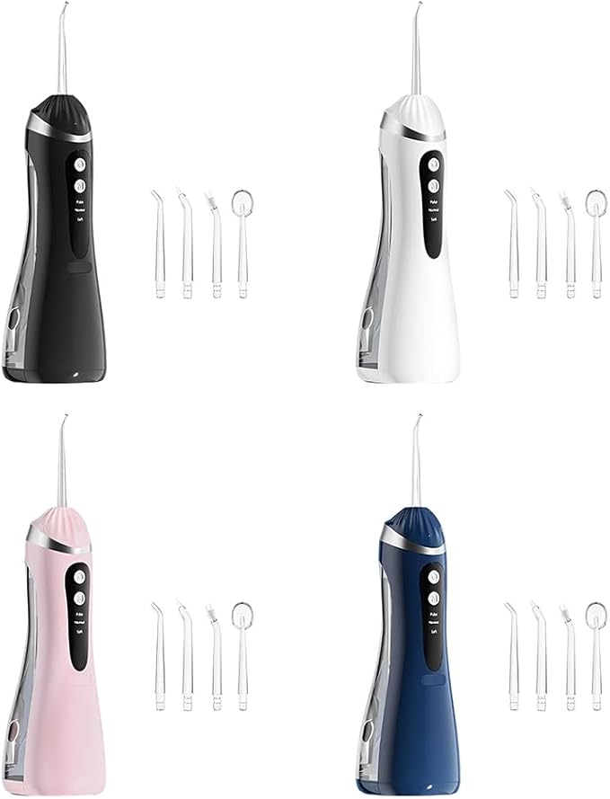 Water Dental Flosser for Teeth Cordless Portable Water Flosser with 3 Modes Rechargeable Electric kit Waterproof Electric Irrigator for Braces Sensitive Gums Home &amp Travel Use