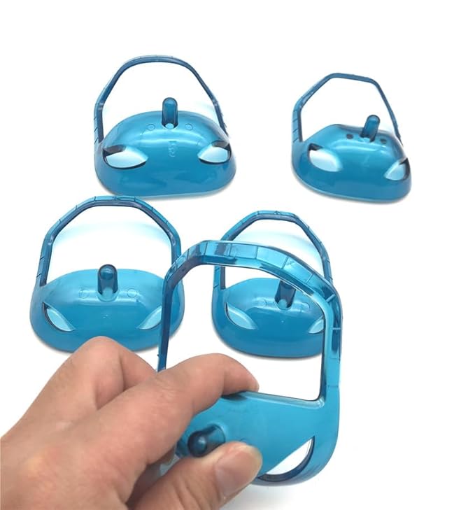 5pcs/set Transparent Beard Styling Tool And Shaving Template For Men Mustache Styling Shaper(Transparent)