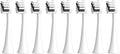 8/16PCS Electric Toothbrush Replacement HeadsCompatible for SEAGO 2725/S2/S5/SX/SG972 YUNCHI Y7 Brush Nozzle(8White)