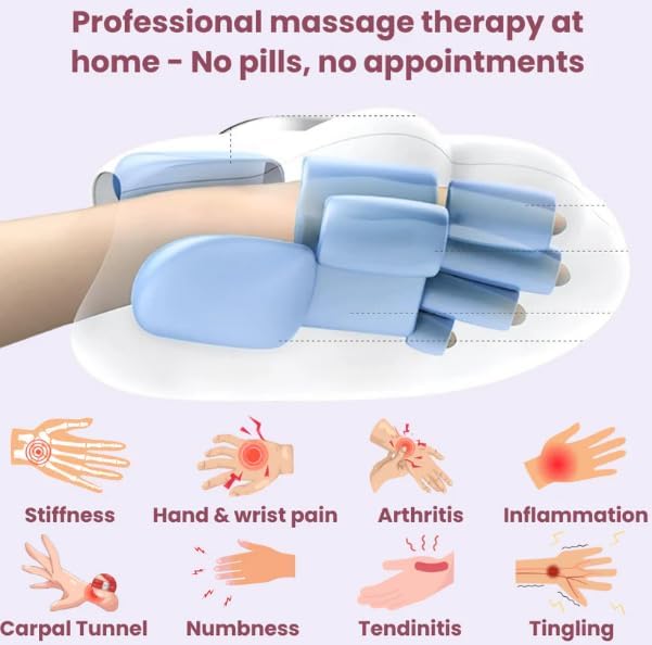 malvay - Nuvra 3 in 1 Hand Massager - New &amp Improved 2026 Model