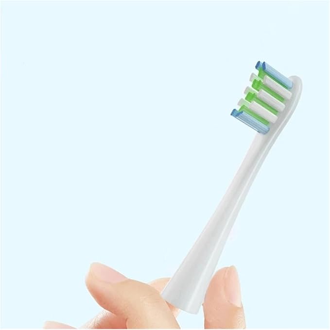 9PCS Replacement Brush HeadsCompatible for Oclean Flow/X PRO /F1/Z1/One/ Air2 Sonic Electric Toothbrush Nozzles Soft(9 HOC)