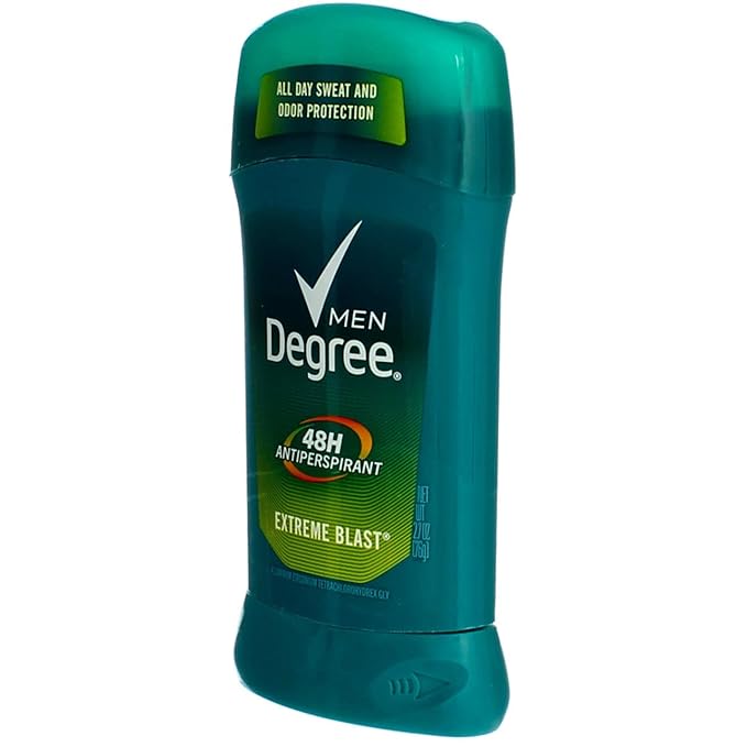 Degree Men Anti-Perspirant Deodorant Invisible Stick Extreme Blast - 2.7 oz Pack of 6
