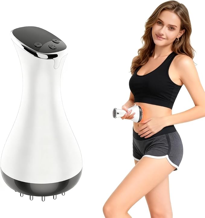 Drainage Massager &amp Anti Cellulite Massage ToolFascia Blaster for CelluliteHelps Reduce Stretch Marks for Legs Arms &amp BellyBody Sculpting Machine with Microcurrent Light Vibration