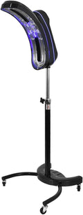 Jcgly Standing Hair Dryer for Salon - Color Processor/Cold Perm Styling/Oil Treatment/Fast Drying - Professional Hair Dryer with Rolling Wheels(Black)
