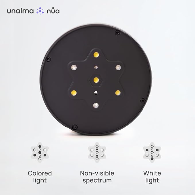 Unalma nůa – Advanced PEMF Device with Red Light Therapy for Wellness with Full Spectrum Led Lights.