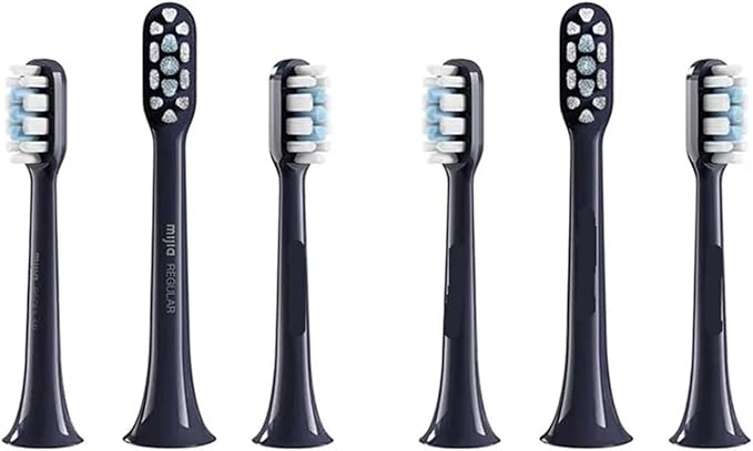 Compatible for Xiaomi Mijia T301/T302 Electric Toothbrush Head(6PCSBlue)