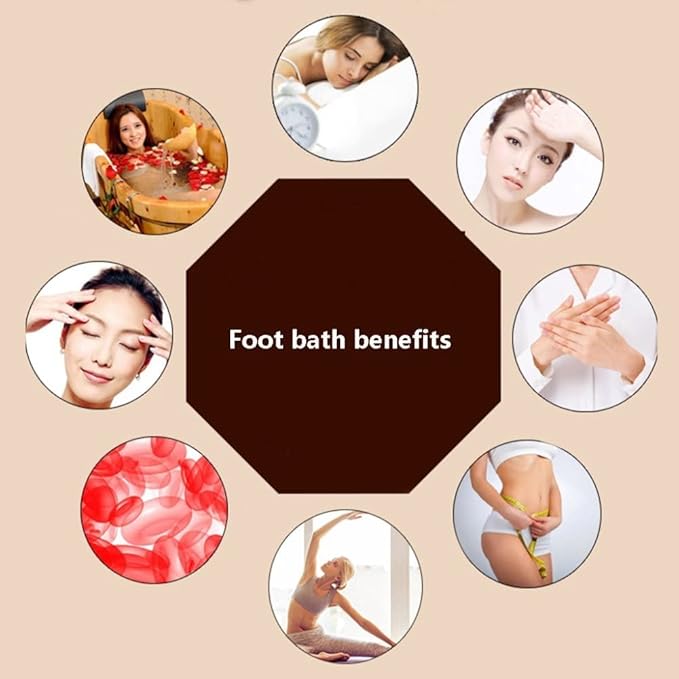 Foot Tub Wooden Foot Basin Wooden Barrels Pedicure Basin Wood Wind Foot Bath Barrel Oak Foot Tub Barrel 35cm Heighten Wooden Foot Bath Wood Foot Barrel Solid Wood Basin foot Bath Wooden Bucket Foot Sp
