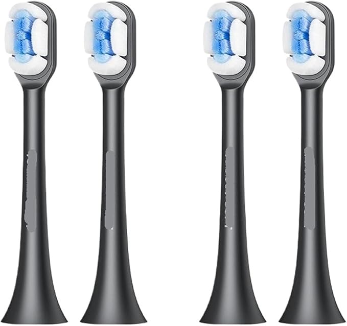 Toothbrush Heads Replacement X1 X3 X3U X5 Teeth Brush(2 Box Black)