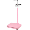Medical Electronic Scale for Measuring Weight gain of Elderly People While Standing Including air Humidity Display Suitable for clinics Hospitals Schools and Nursing Homes（Pink）