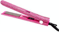 Luxurious Professional Ceramic Titanium Hair Straightener with Rhinestone Crystals - Bling Style - Infrared (122-480°F) - Fast Heat-Up Dual Voltage MCH Ceramic Heater - Auto Shut-Off - (Pink)
