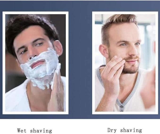 Electric Razor Electric Shavers for Men Dry Wet Waterproof Mens Rotary Facial Shaver Face Shaver Cordless Travel USB Rechargeable with Beard Trimmer LED Display for Shaving Husband Dad