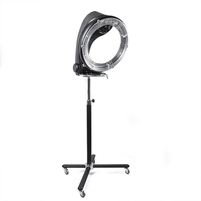 3-in-1 Orbital Hair Dryer and Processor - Rolling BaseHair Color ProcessorHair Dryer Accelerator with Rolling Base 6 Mode Salon Hair Conditioner/Perm for Salon Home Hair Care