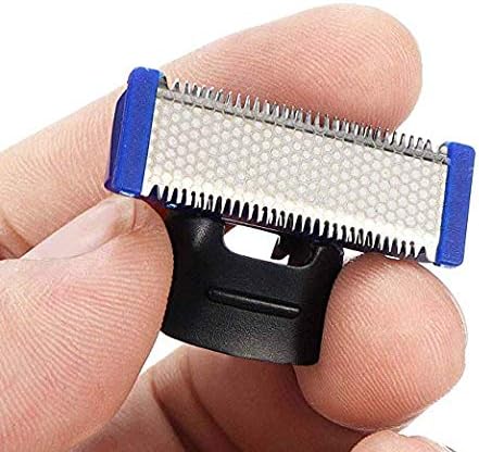 INVODA 6PCS Shaver Replacement Heads Compatible with Micro Touches Solo Trimmer Bundle with 1 Shaver EVA Storage Case
