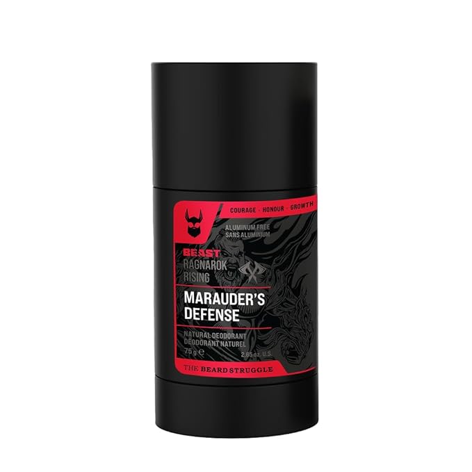 The Beast Line Deodorant - Marauders Natural Deodorant for Men - Ragnarok Rising Eddie Hall Beast Line - Signature Edition - Aluminum Free