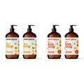 Everyone 3-in-1 Kids and Adults Shampoo Bubble Bath and Body Wash 32 Fl Oz (Pack of 4)