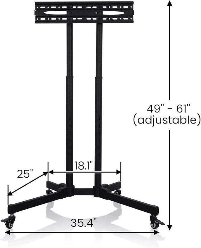 hooga Red Light Therapy Stand Mobile Stand for HGPRO Series Red and Near Infrared Light Therapy Panels Perfect For Home Use or Commercial Use Adjustable Height Wheel Locks 100 lb Load Capacity