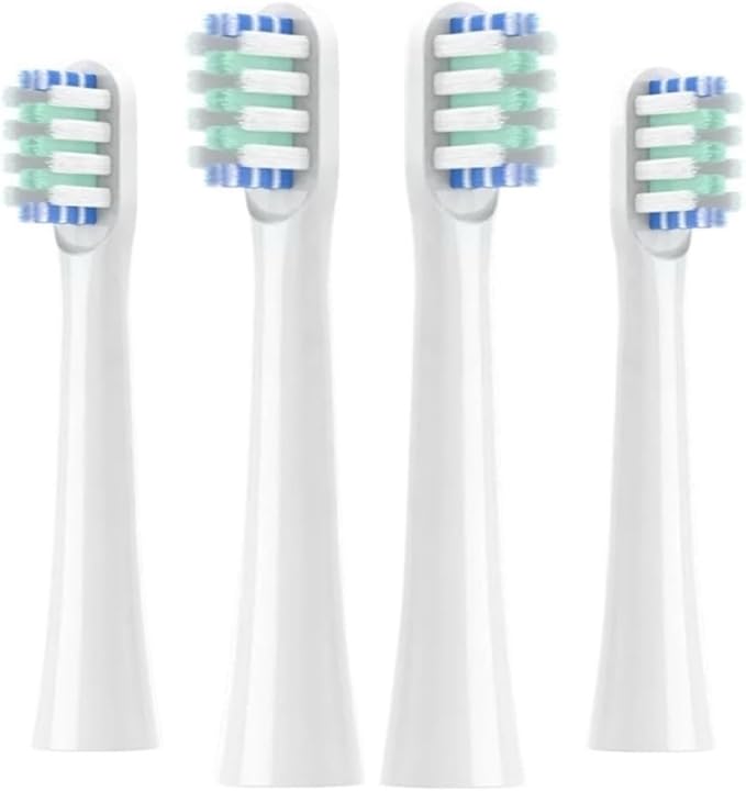 Replacement Toothbrush Heads Compatible for 360/B150/250R/E2/3504PCS/16PCS(White 4PCS)
