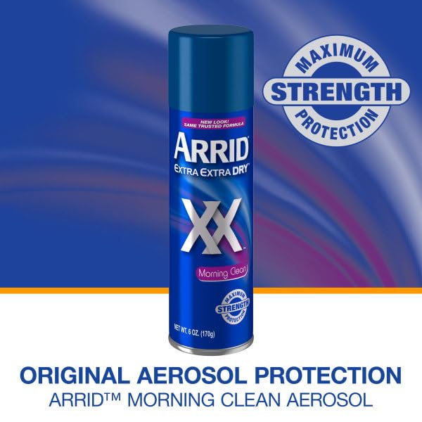 ARRID XX Anti-Perspirant Deodorant Spray Morning Clean 6 oz (Pack of 6)