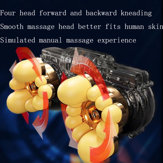 Multi functional massager with three levels of adjustmentShiatsu Neck Back and Shoulder Massager with HeatElectric Deep Tissue 3D Kneading Massage Pillow for Back Calf Legs Full Body Muscle Relax