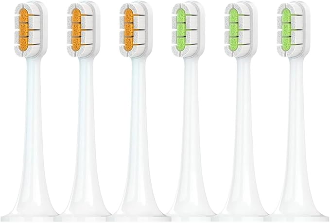 Compatibility for Xiaomi Toothbrush Head T300/T500 Mijia DDYS01SKS/MES601/T700 Replacement MES602/604(New Clean OG3 GN3)