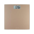 Taylor Digital Scale for Body Weight 400 LB Capacity Durable Glass Platform 11.8 x 11.8 Inches Easy Read 3.2 x 1.5 In Display Offering Daily Use in Homes for Enhance Performance Champagne
