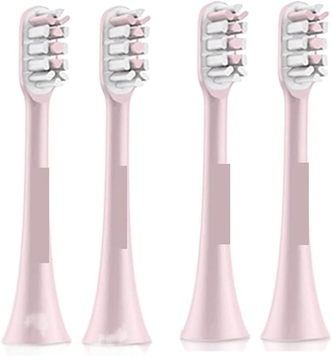 Compatible for SOOCAS Electric Toothbrush Heads Replacement X1 X3 X3U X5 Teeth Brush(Pink 4 pcs)