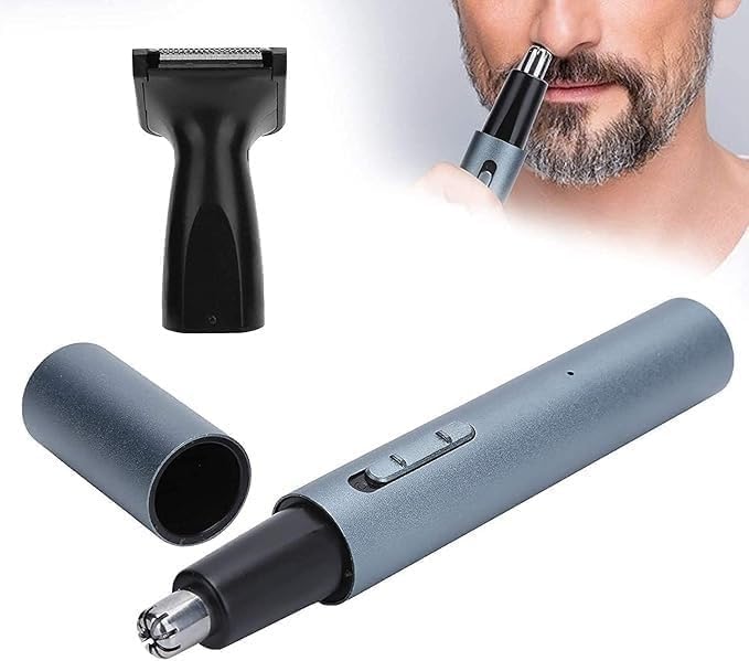 Nose and Ear Hair Trimmer – Painless Precision Tool with Rechargeable Battery Wet/Dry Easy to Clean