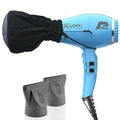 Parlux Alyon Turquoise Hair Dryer + M Hair Designs Metal Mesh Diffuser Bundle – Lightweight Ionic Fast-Drying Professional Blow Dryer for Frizz-Free Salon-Quality Hair