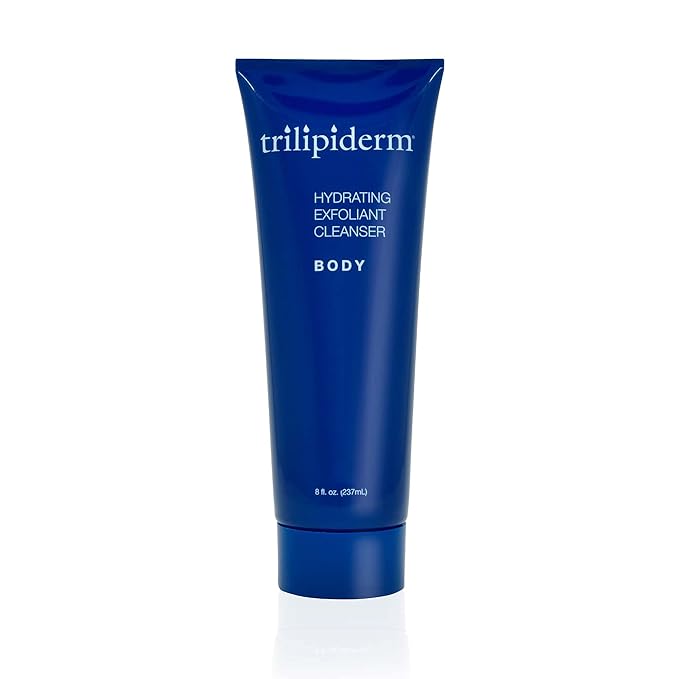 Trilipiderm Hydrating Exfoliant Cleanser – 3-in-1 Body Wash Scrub and Hydrator 8 Ounce Tube