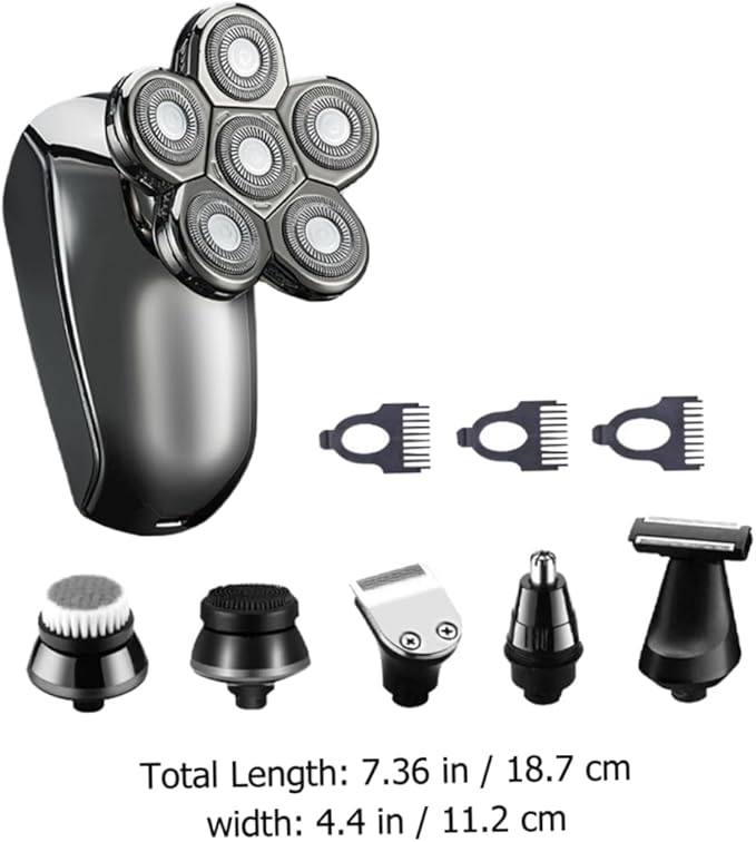 1set Rechargeable Electric Razor Head Design and Portable Shaver for Men Handheld Grooming Tool for Home Use Comfortable Shaving Experience
