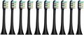 10pcs Replacement Toothbrush HeadCompatible for Xiaomi Soocas Electric Sonic Individual Packing Soft Bristle Brush(10pcs Black)