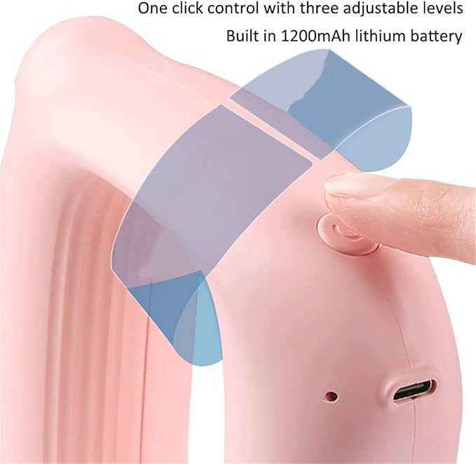 Deep Tissue Massage Gun Adjustable Vibration Percussion Massage Ring Tool Handheld Electric Muscle Massager with Belt Portable Fascia Massager for Body Pain Relief Relaxation USB Charging (Black)
