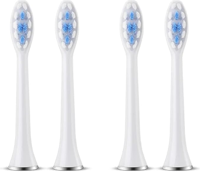 Compatible for SUBORT S7 Replacement Brush Heads - Super Sonic Toothbrush Accessories(8 Black Brush Head)