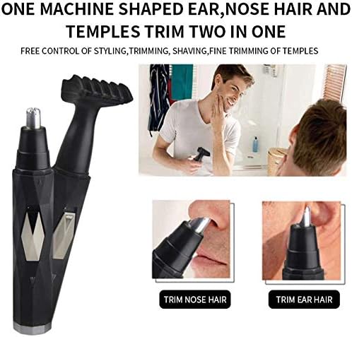 Ear Nose Hair Trimmer for Men Women Rechargeable Electric Nose Hair Trimmer with Dual-Edge Stainless Steel BladesProfessional Waterproof for Nose Ear