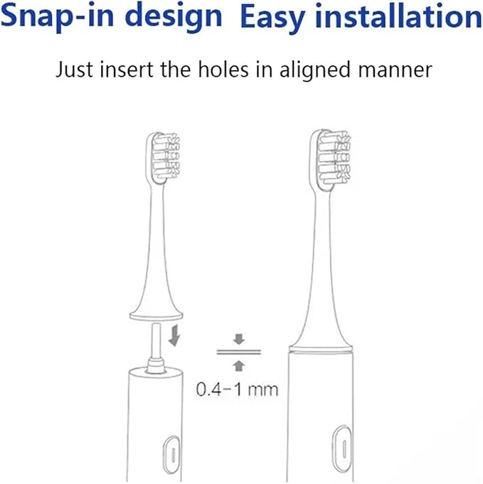 Compatible with Philips HX3120 3130 3216 Sonic Electric Vacuum Toothbrush Soft Bristle Heads(PHILIPS-9pcs)