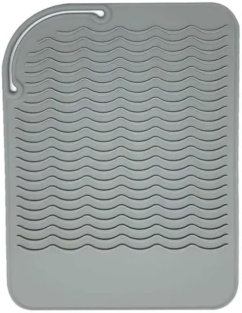 SEDLAV Heat Resistant Silicone Mat for Hair Styling Tools - - Multipurpose Styling Tool Mat - Surface Protector for Home and Salon Use - Non-Slip &amp strong