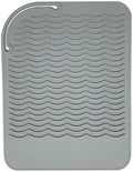 SEDLAV Heat Resistant Silicone Mat for Hair Styling Tools - - Multipurpose Styling Tool Mat - Surface Protector for Home and Salon Use - Non-Slip &amp strong