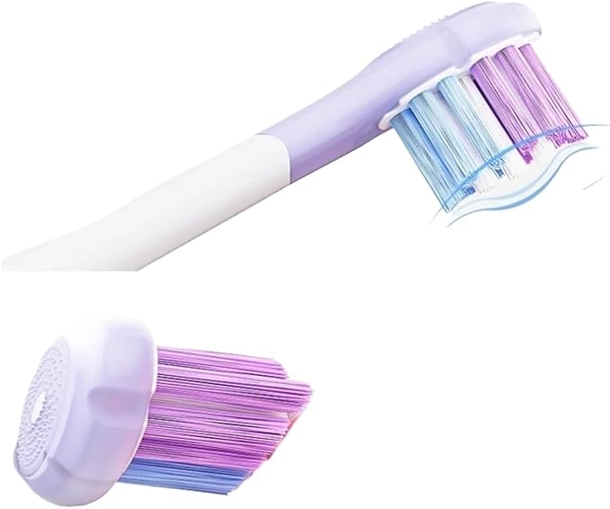 Electric Toothbrush Replacement Brush Head Compatible Phillip HX3/6/9 Series Premium Budget Medium Soft Bristle(YH751-PURPLE)
