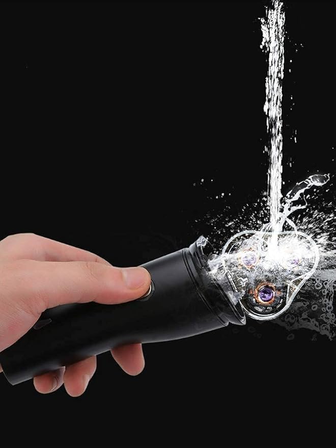 Electric RazorElectric Shaver Razor with Pop-up Trimmer for Men Wet &amp Dry Rotary Shavers Rechargeable Waterproof