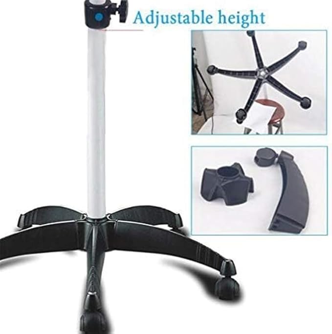 Salon Home Professional Hair Steamer Furniture Colour ProcessorStand Dryer Hood with Floor WheelAdjustable HeightTimer &amp Temperatu