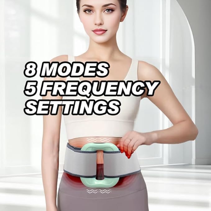 Deep Tissue &amp Percussion Muscle Massage Guns with Waist Belt for Women and Men Adjustable Intensity &amp Speed Super Quiet Portable Ideal Gifts（Green） Good Travel Massage Gun