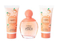 Sweet Peach Pour Femme Gift Set Refreshing Shower Gel Moisturizing Body Lotion Fragrance 3 Piece Bath and Body Collection 50ml Each