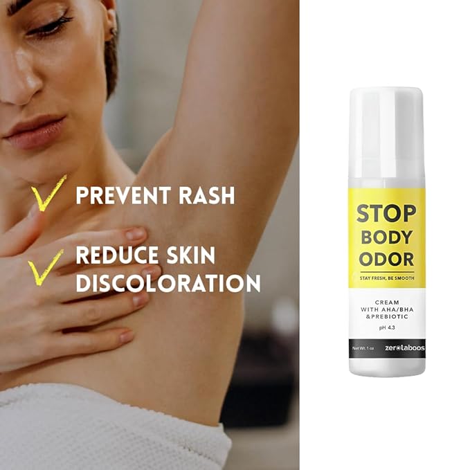 Intimate Care Bundle – AHA &amp BHA Brightening Deodorant Cream + Fragrance-Free pH Balance Wash | Aluminum-Free Baking-Soda-Free Prebiotic Formula for Daily Hygiene Freshness &amp Confidence