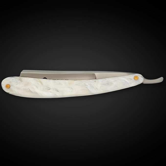 Shaving Straight Edge Razor from Saki Shears (White)
