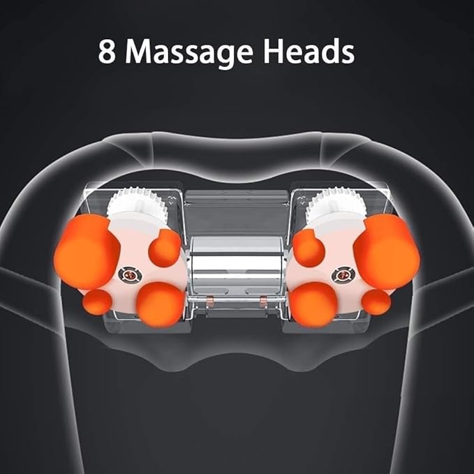 Back and Neck MassagerShiatsu Shoulder MassagerElectric Deep Kneading Massage with Heat Massage for Muscle Relief Tired Back Neck Shoulder &amp Legs