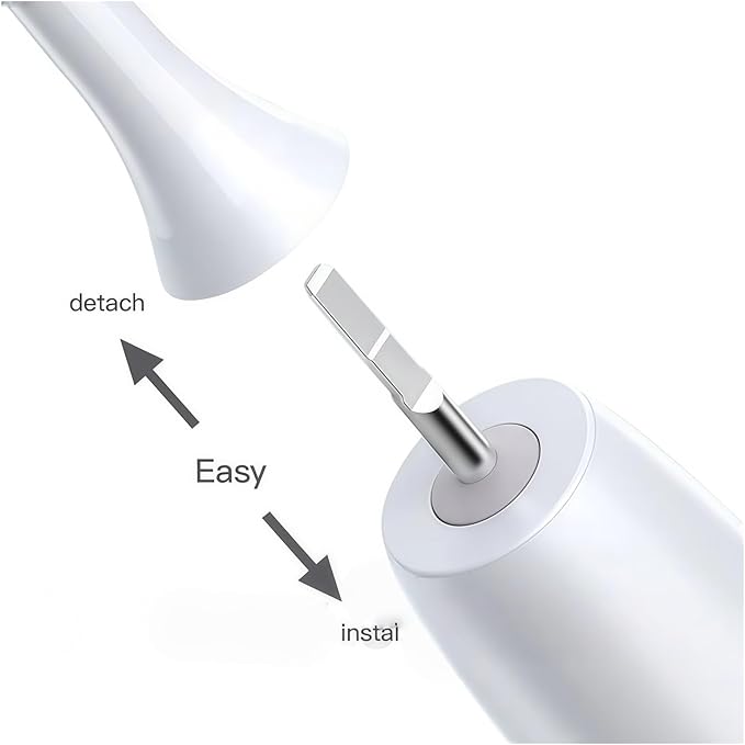 Electric Toothbrush Heads Compatible with Panasonic WEW0972 DM71/DM81/DM712/DML1/DM31/DM711/PDM7B Replacement Brush Heads(20PCS White)